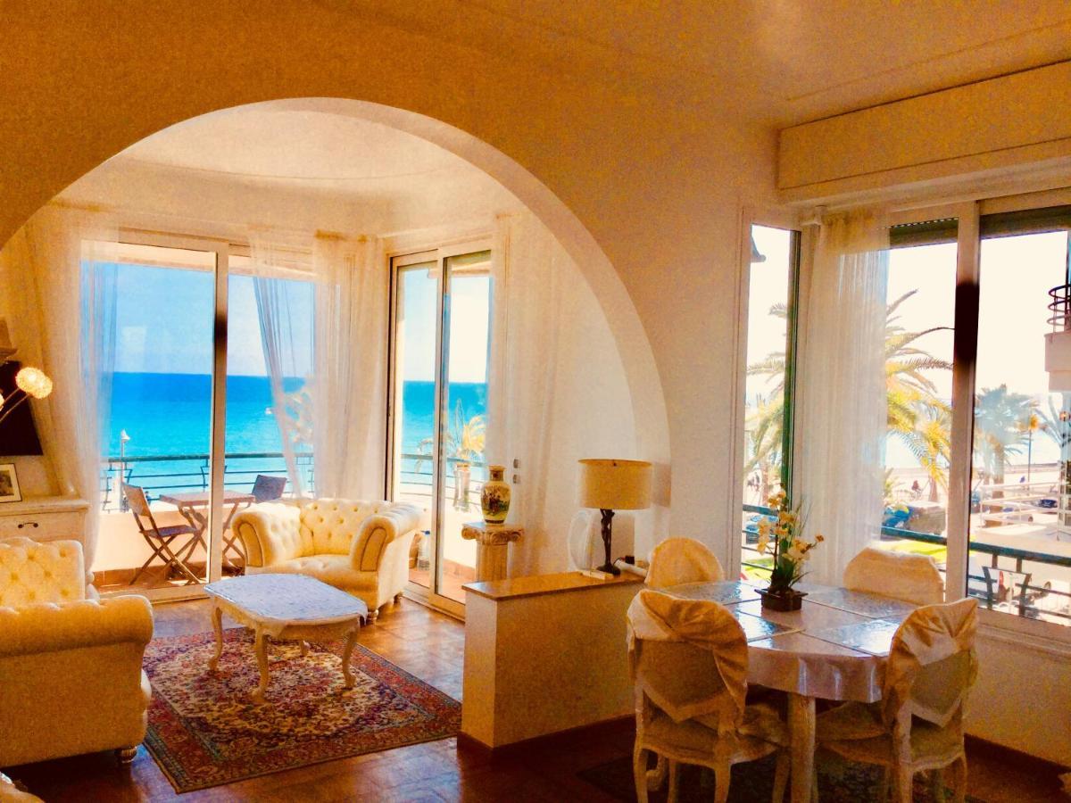 Endless Stunning Mediterranean Sea Views Promenade Des Anglais Nice Exteriör bild