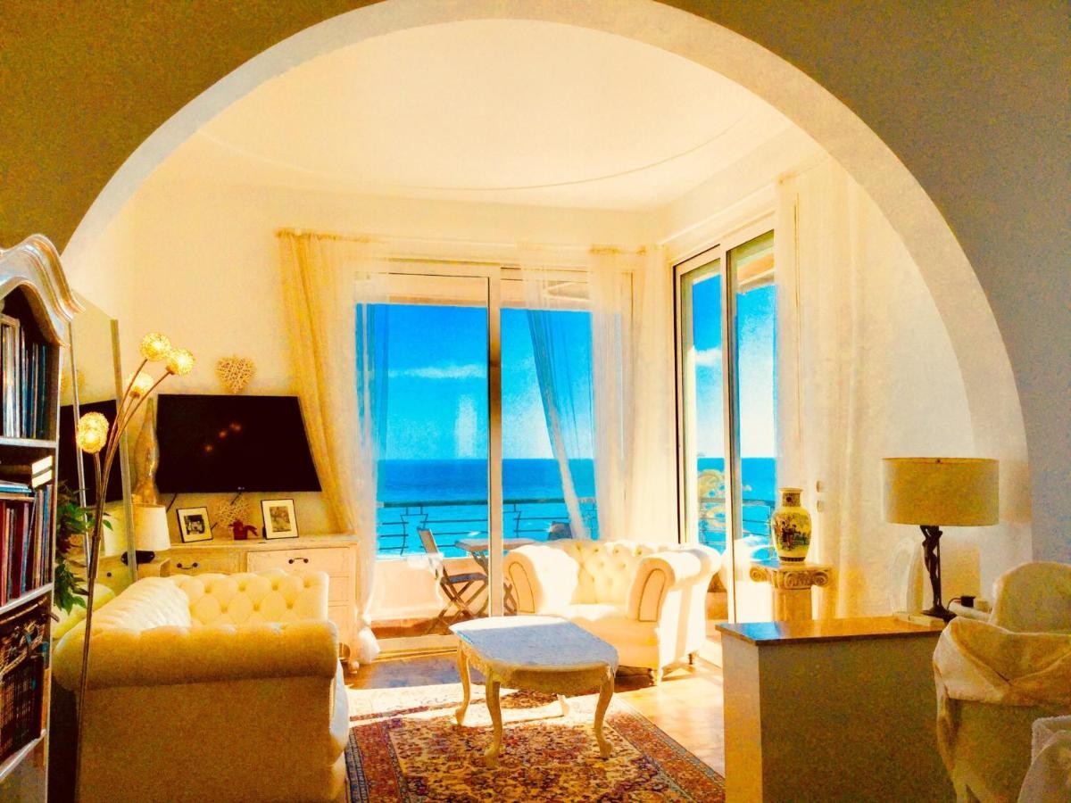 Endless Stunning Mediterranean Sea Views Promenade Des Anglais Nice Exteriör bild