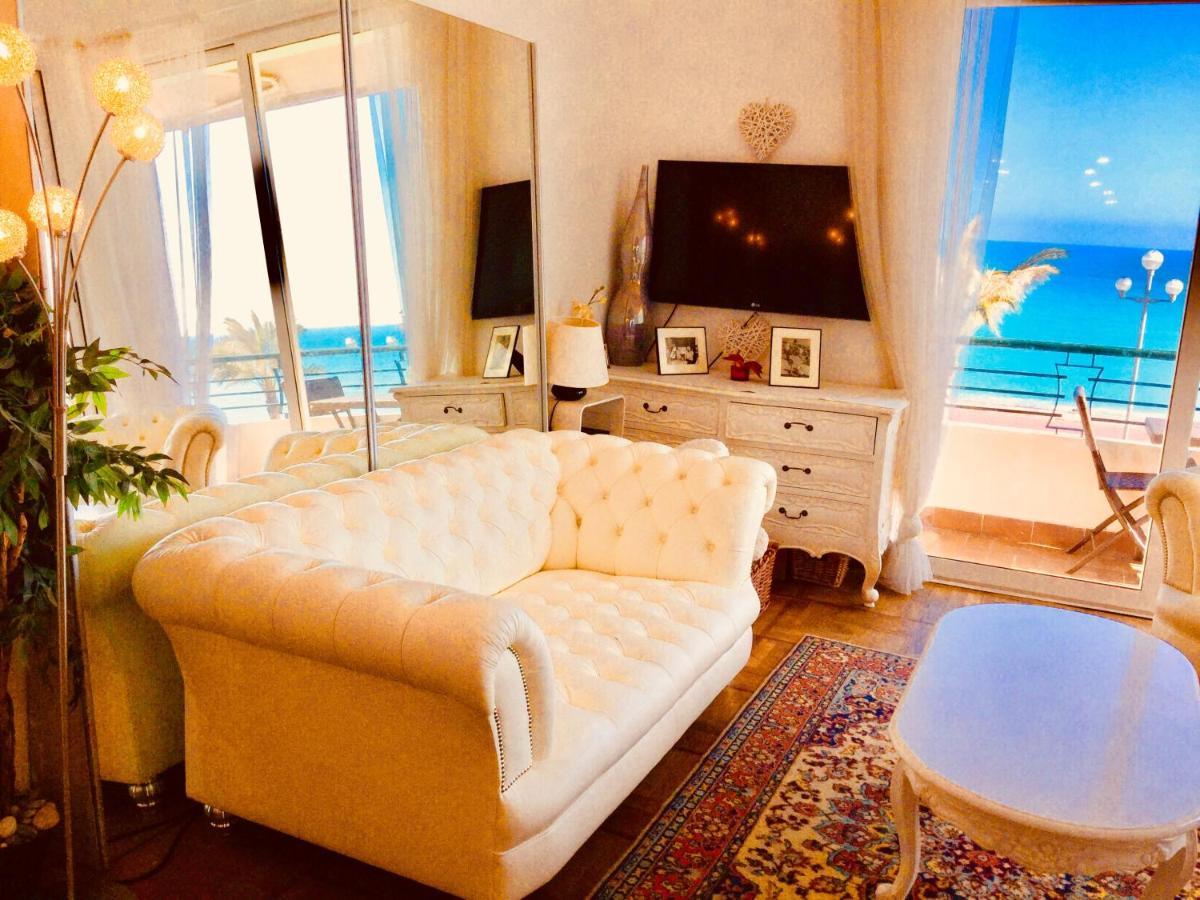 Endless Stunning Mediterranean Sea Views Promenade Des Anglais Nice Exteriör bild