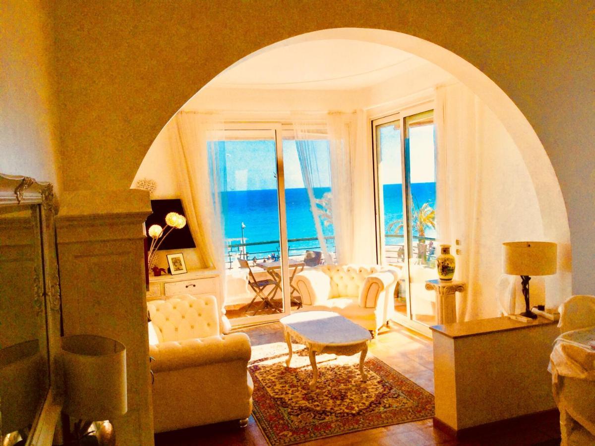 Endless Stunning Mediterranean Sea Views Promenade Des Anglais Nice Exteriör bild