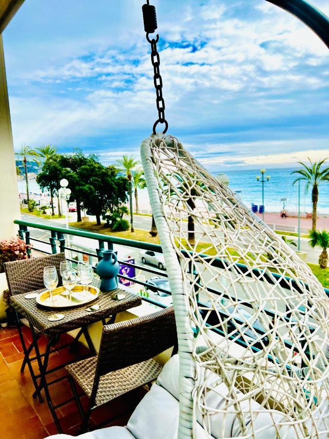 Endless Stunning Mediterranean Sea Views Promenade Des Anglais Nice Exteriör bild