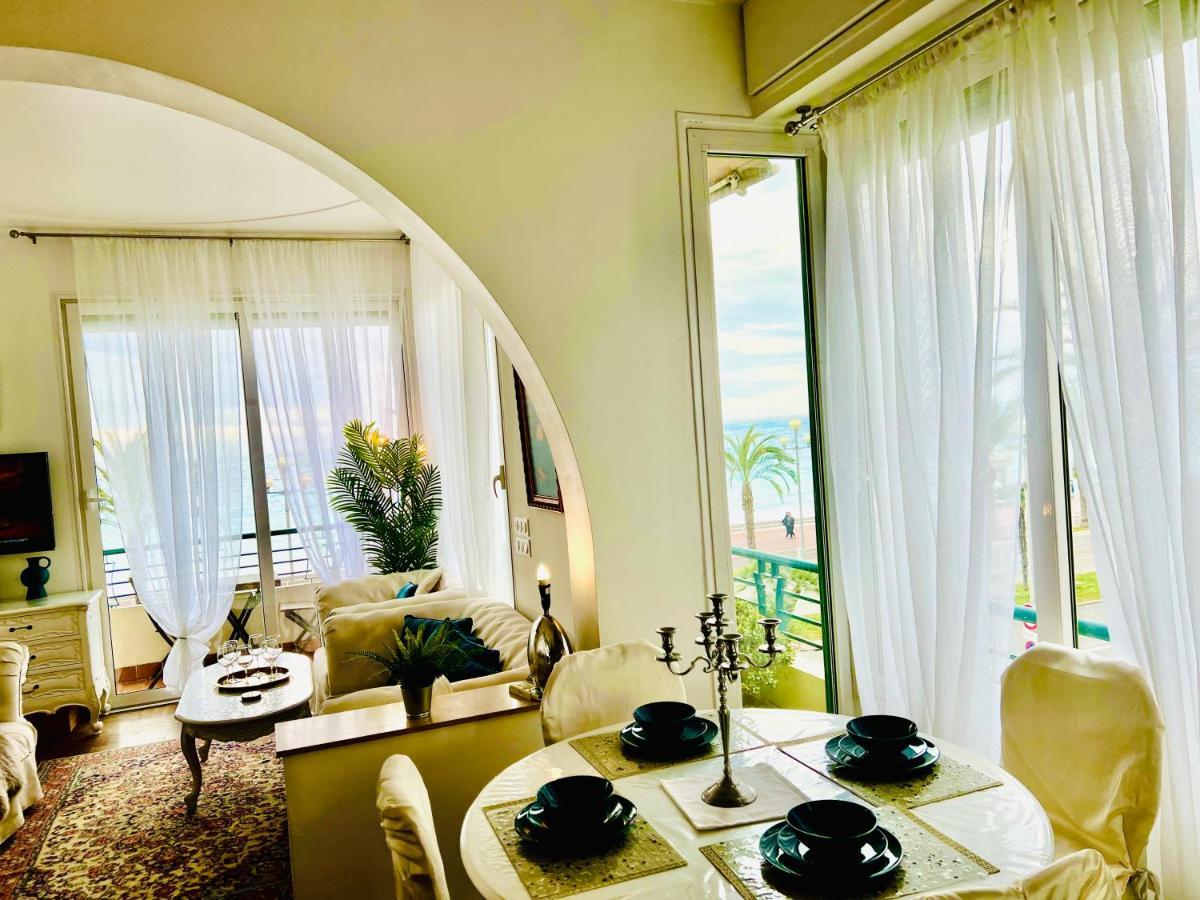 Endless Stunning Mediterranean Sea Views Promenade Des Anglais Nice Exteriör bild